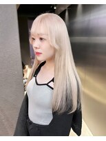 ペレ 栄店(PELE) ウルフ/マチルダボブ/ピンクベージュ/インナーグレージュ/栄