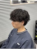 【曽我尾真生】波巻きパーマ/メンズパーマ/マッシュパーマ