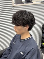 ガオプロデュースバイレボ(gao produced by revo)&nbsp;【曽我尾真生】波巻きパーマ/メンズパーマ/マッシュパーマ