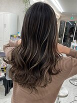 キノ(kino)&nbsp;たっぷりハイライトグレージュコントラストハイライト