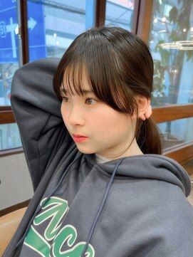 ロンドジェネルーズ 柏(Lond generous) 韓国ヘア レイヤーカット 顔周り 髪質改善 柏 縮毛矯正 学割U24