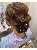 ヘアメ ☆ 浴衣ヘアセット