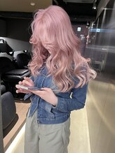 名古屋駅/名駅/栄駅/久屋大通/矢場町20代/30代/ダブルカラー/ブリーチなしインナー前髪カット/学割U24