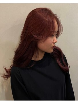 ヘアーファクトリーフリーフラップ(Hair Factory FREE FLAP) red color
