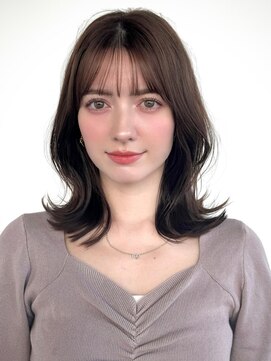 ロビー 表参道(ROBBY) ナチュラルくびれレイヤーカット/20代30代40代/ボブルフ小顔前髪