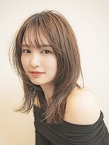 ケリーアン 太田(kelly.un) 黒髪/ボブウルフ/ネビージュ/小顔/ワンレン