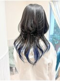 クラゲヘアーグラデーション　メルティカラー　似合わせカット