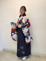 美容室 亜美香 ハーフアップ