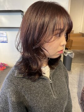 ムード マグ レーベル 南松本(MOOD Mag Label) 20代30代40代暖色系カラー大人ボブ透明感小顔