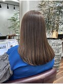 髪質改善/透明感/アッシュブラウンベージュ/艶髪