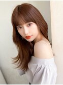 韓国/ワンホンヘア/シースルー/ぱっつん前髪/長泉三島沼津