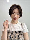ショートカット/髪質改善縮毛矯正白髪ぼかしレイヤーカラーボブ