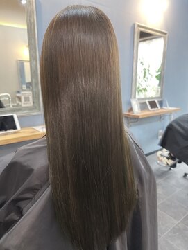 オンアンドオフ コウベ(ONandOFF KOBE) 髪質改善ストレート後のカラーケア