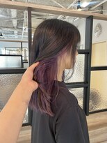 ジャストビューティマカロン 上大岡(Just Beauty macaron) 【 nagi 】インナーカラー/パープル