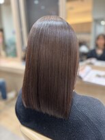 ラディシュ さがみ野(RADISH)&nbsp;30代40代髪質改善メテオ暗めカラーレイヤーミディアム艶感アップ