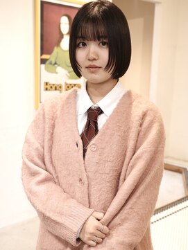 ウィム(wim) " フェイスレイヤーボブ "/顔周り/ボブ/切りっぱなし/レイヤー