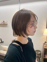 ルックアット(Look at)&nbsp;【Look at】レイヤーボブ似合わせカット着物ヘアダークアッシュ