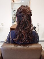 スリー(three)&nbsp;ハーフアップ