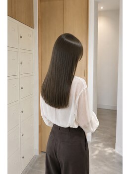 イノセントヘア(innocent.hair)の写真/“innocent.hair こだわりの酸性ストレート”