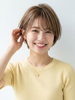 アーサスバイヘッドライト 石岡6号線店(ursus by HEADLIGHT)&nbsp;☆オーダー急増中♪耳掛けひし形ショートボブ　20代30代40代50代