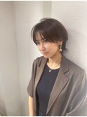 43. ショートウルフ/耳かけショート/顔周り/ナチュラル
