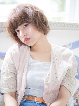 ノラ ヘアーサロン(NORA HAIR SALON) NORA【ERI】小顔前髪外国人くせ毛風アンニュイマッシュショート