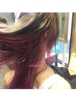 サロンドミルク 原宿(salon de MiLK)&nbsp;【サロンドミルク】インナーカラー×カシスピンク