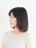 部分的に扱いやすく！カット+前髪縮毛矯正￥12100→￥10000