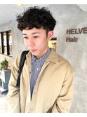 [helvetica hair] curly perm 