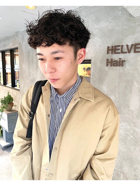 [helvetica hair] curly perm 