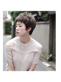 前髪短いベリーショート