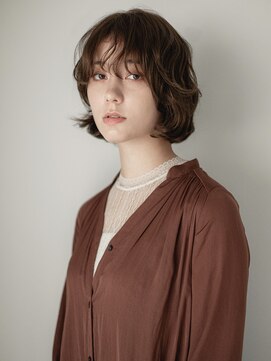 エンタク 新宿三丁目店(enntaku) [enntaku 新宿]くせ毛風アンニュイパーマ　マニッシュショート