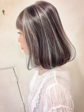 ランプ ヘアー(lamp hair) 【lamp池袋オザキ】3Dハイライト/THORWカラーグレージュ