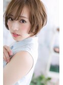 やわふわ質感♪前下がりアシメショートa