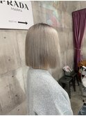 【MIRAC町田店河原崎】ホワイトグレージュカラー