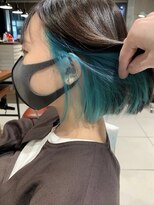 アース クロスガーデン川崎店(HAIR&MAKE EARTH) ターコイズブルー☆