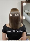 R.HAS髪質改善treatment×color