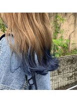 リー 甲子園(Lee) 裾カラー×ネイビー