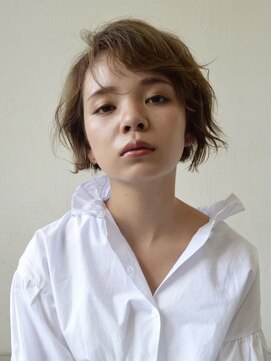 ソイクフ 四条大宮店(SOY-KUFU) 大人可愛い◎20代30代40代前髪パーマグレーベージュ