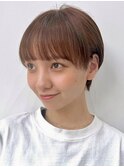 30代40代大人女性/前髪ありショートボブ/ショートヘア/髪質改善