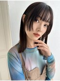 【阿形】顔周り姫カット×レイヤーカットウルフ風ミディアム