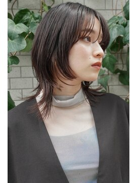 ミンクス渋谷スマートサロン(MINX shibuya smart salon) シアーカラー ショート 姫カット ダークアッシュ 魅力倍増カール