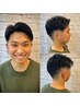 【メンテナンスカット】2ブロック刈り直し＋軽くシャンプー　￥4150
