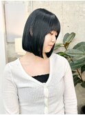 切りっぱなしボブ×艶髪MI8
