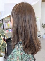 フレイムス ヘアアンドリラックス 戸田店(Frames hair&relax) ミディアム×オリーブ