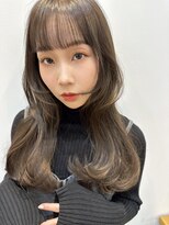 ノットバイベル 大宮(knot by belle)&nbsp;韓国風姫カット＊オリーブカラー