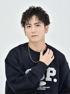 ロアー ヘアー リンク 葛西駅前店(RAWR hair link) 【RAWR】ツイストスパイラルパーマシャドーパーマブルーブラック