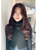 レッド系韓国レイヤー