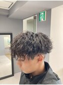 無造作波巻きツイスパ