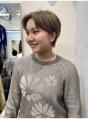 ブリーチデザインカラーダブルカラーハイトーンベージュカラー